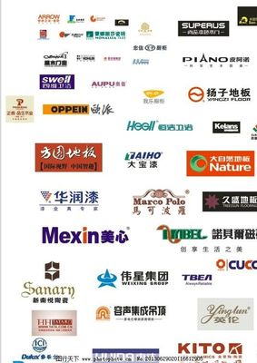 建材LOGO大全圖片 建筑材料行業(yè)的品牌視覺之美